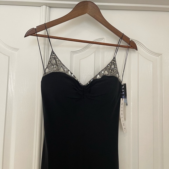 Niteline Black Long Evening Dress - Picture 6 of 10